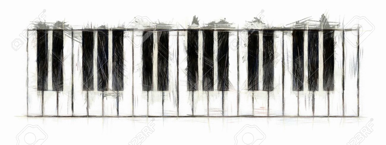 Drawing Of Piano Keys freeevolution
